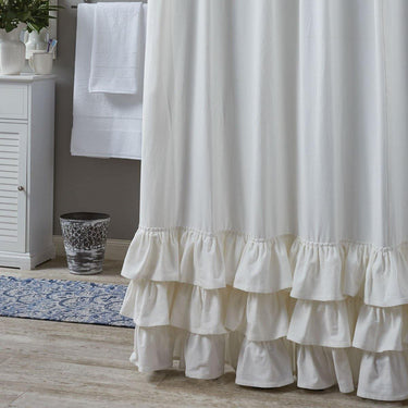 Ruffled Shower Curtain - 72